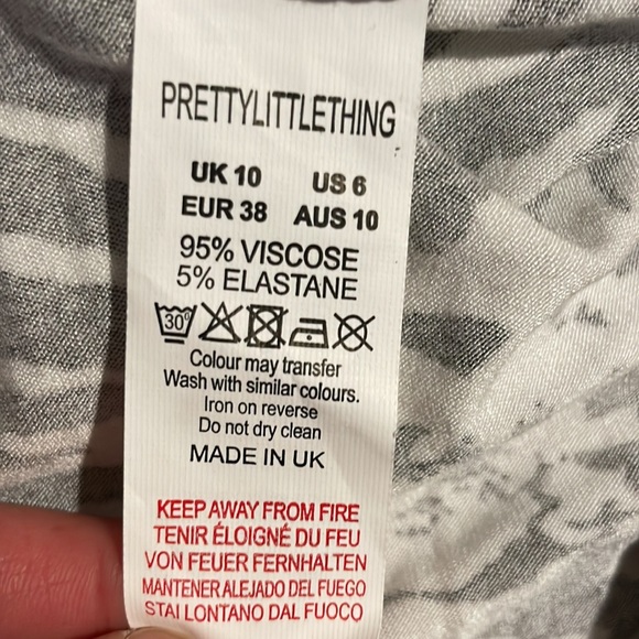 NWT PLT Zebra print T-shirt dress - Picture 5 of 5